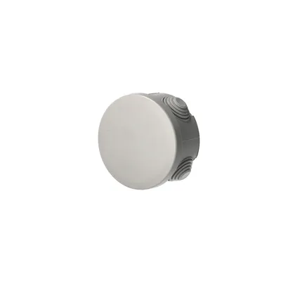 Image de Boîtier mural hermétique avec passe-câbles – système à clic, 89 x 47 mm, IP55, gris, EDO777769, EDO Technic