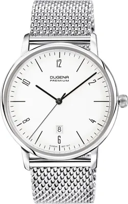 Produktbild von Dugena 7090238 Herren-Armbanduhr, Edelstahl-Gehäuse, Metall-Armband
