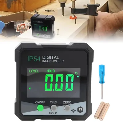 Obrázek produktu pro Digitální úhloměr, měřicí rozsah 0-360°