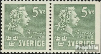 Produktbild von Briefmarken Schweden 1940 Mi 277B/Dr Paar postfrisch Bellmann