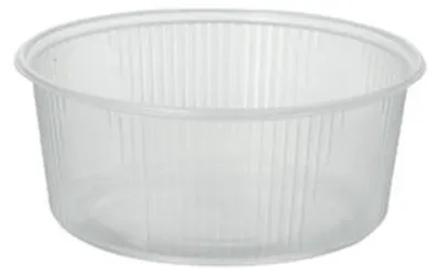 Image de 100 gobelets d'emballage, PP rond 200 ml Ø 10,1 cm - 4,3 cm transparent