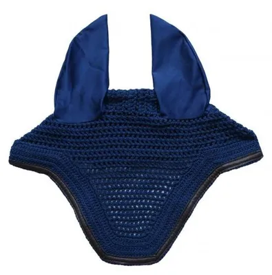 Produktbild von Kentucky Horsewear Fliegenmütze Wellington Leather Dunkelblau Pony