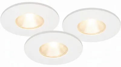 Produktbild von 3er Set LED Einbau Spots weiß ultra slim dimmbar IP44 – Malmbergs MD-315 (13W) Einbaustrahler fest verbaut 230V
