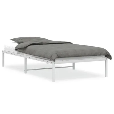 Produktbild von Bettgestell Metall Weiß 107x203 cm
