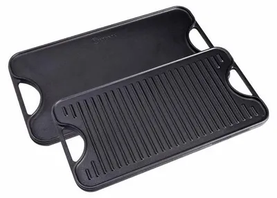 Obrázek produktu pro Smaltovaná litinová grilovací pánev 50 x 35 cm – robustní a univerzální