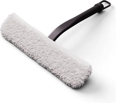 Produktbild von Famanu Reinigungsrakel 2-in-1 - 28 cm mit waschbarem Tuch