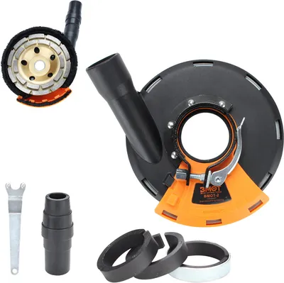 Obrázok produktu pre Odsávací kryt Jopassy pre uhlovú brúsku 125 mm pre uhlovú brúsku + diamantový kotúč Fanztool