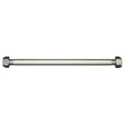 Produktbild von Msc Aluminium Rear Axle With 2 Nuts Grey 12 x 165 mm