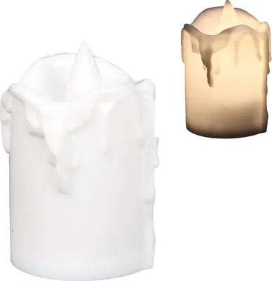Produktbild von LED-Kerzenlampe, batteriebetrieben, 6 cm (2er-Set)