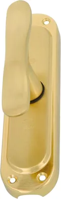 Immagine prodotto di Set di maniglie per finestre, composto da 5 pezzi, con maniglia, dimensioni 164 x 41 mm, colore oro, per finestre