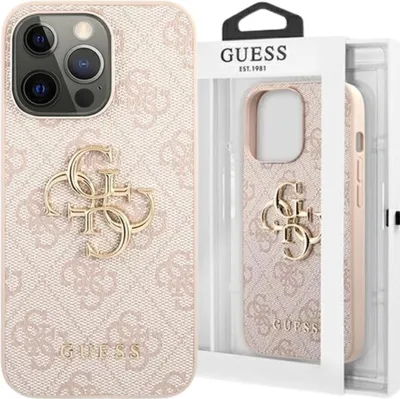 Image de Guess Guhcp13L4Gmgpi Iphone 13 Pro / 13 6,1 Różowy/Pink Hardcase 4G Big Metal Logo