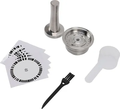 Image de Capsule de caf ? en acier inoxydable r?utilisable 230 ml Pod avec ampoules B������ pour la maison