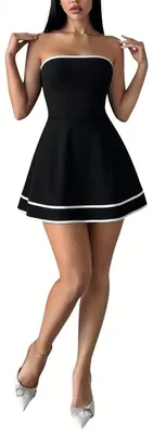 Productafbeelding van Currero Zomerjurk Dames Zwart XL