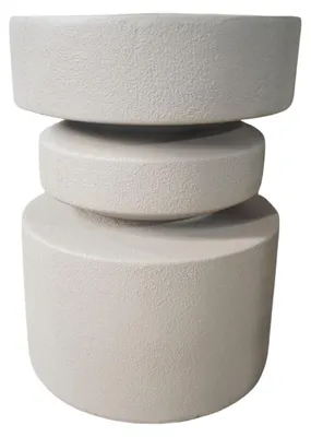 Immagine prodotto di Tavolino Rebecca Mobili Alvo 46x35x35 cm MGO bianco moderno
