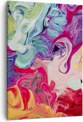 Produktbild von Bild auf Leinwand - Leinwandbild - Einteilig - Abstraktion modern - 50x70cm - Wand Bild - Wanddeko - Wandbilder - Leinwanddruck - Wanddekoration - Leinwand bilder - Wandbild - PA50x70-3877