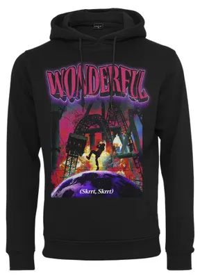 Produktbild von Mister Tee - "Wonderful" Kapuzenpullover für Herren TN1962 (L) (Schwarz)