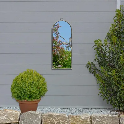 Obrázek produktu pro MirrorOutlet: Nástěnná zrcadla Arcus, s výrazným rámem, moderní, zakřivená, rozměry 64 x 24 cm