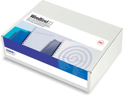 Obrázek produktu pro GBC IB165085, Bílá, 130 listy, Kov, A4, 6 mm, 297 mm