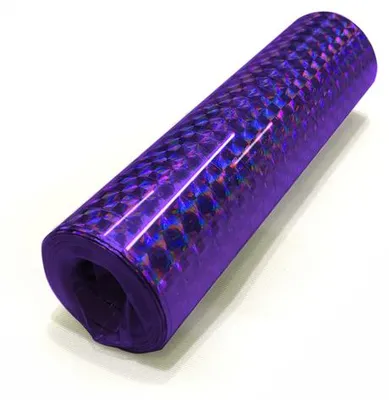 Produktbild von 1 Rolle Papier Luftschlangen lila metallic holografisch