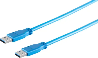 Produktbild von USB Kabel A Stecker / A Stecker USB 3.0 blau 1m