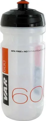 Image de VAR Trinkflasche 600 ml transparent rot
