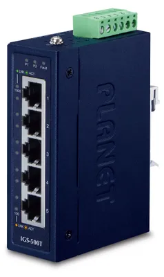 Immagine prodotto di PLANET TECHNOLOGY IGS-500T Switch di rete non gestito L2+ Gigabit Ethernet (10/100/1000)