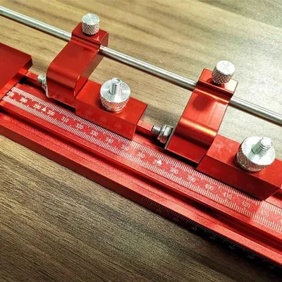Produktbild von Führungsschiene für Holzbearbeitung, 0-1200 mm - Parallelanschlagsschiene - Für Kreissägen - Gleitschiene