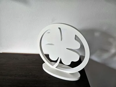 Obrázok produktu pre Štvorlístok na podstavci – dekorácia z MDF