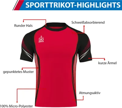 Produktbild von OMKA 5er Trikot-set Trikot Teamwear Fußball Handball Rugby Laufsport Volleyball, Größe:M, Farbe:Gelb