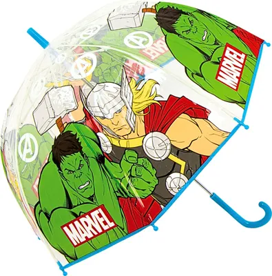 Produktbild von Avengers Regenschirm - Marvel Stockregenschirm für Kinder-Glockenschirm Ø 68 cm