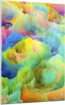 Produktbild von Bilder auf glas - Einteilig - Abstraktion modern - 70x100cm - Glasbilder - Wandbilder - Bilder - zum Aufhängen bereit - Wanddekoration aus Glas - Glas Bilder - Wandbild auf Glas - GPA70x100-4055