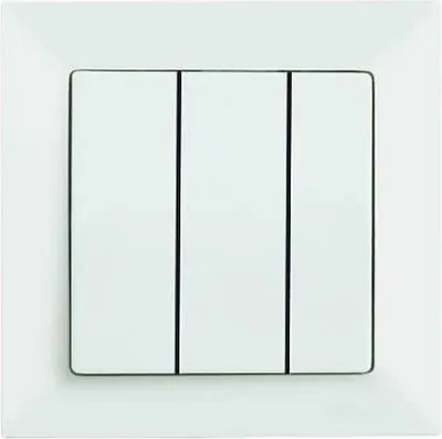 Produktbild von Mutlusan Candela 3-fach Schalter Weiss