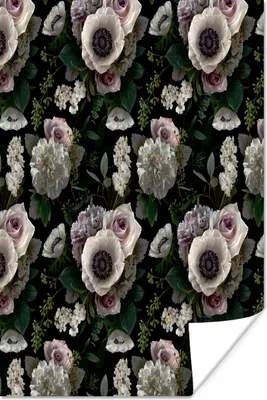 Produktbild von MuchoWow® Poster Blumen - Anemone - Rosa 40x60 cm - Plakate für die Wand - Poster Babyzimmer
