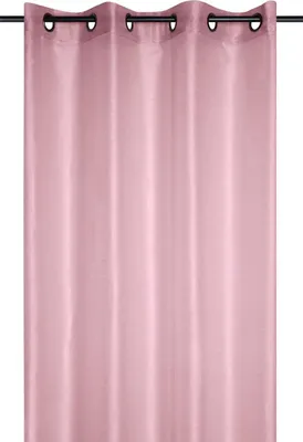 Obrázek produktu pro Dekorační záclona s kroužky LINWOOD růžová 140x260 cm (cena za 1 kus) France