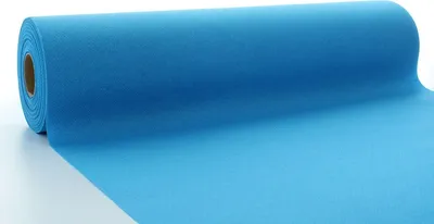 Produktbild von Airlaid Tischläufer Aquablau, 40 cm x 24 m , 1 Stück - Mank