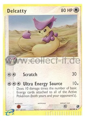 Immagine prodotto di 34/100 Delcatty - EX Sandstorm - Inglese