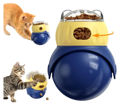 Produktbild von Intelligenzspielzeug für Katzen und Hunde - Verstellbarer Leckerli-Spender für geistige Förderung und Beschäftigung