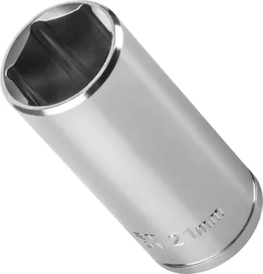 Produktbild von 21mm, Steck-Schlüssel Einsatz Lang | Steck-Nuss Lang |Sechskantschlüssel Innensechskant Satz 3/8 Zoll, Adapter für 1/2 Zoll, 1/4 Zoll