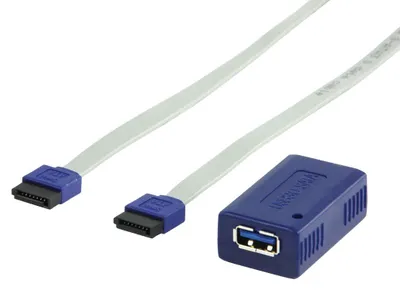 Produktbild von HQ SC-116, USB A, SATA 7pin, Blau