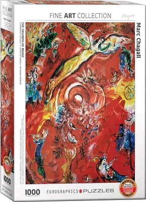 Immagine prodotto di Il trionfo della musica di Marc Il trionfo della musica di Marc Chagall 1000 pezzi