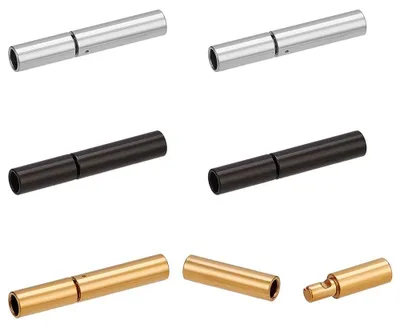 Produktbild von Solidchoice – Set mit 6 Bajonettverschlüssen aus Edelstahl für Schmuck