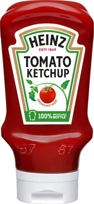 Produktbild von Heinz Tomato Ketchup Squeeze Kopfüber Flasche fruchtig würzig 460g