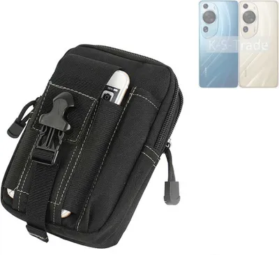 Produktbild von K-S-Trade Gürtel Tasche kompatibel mit Huawei P60 Gürteltasche Holster Schutz Hülle Handy Hülle Smartphone outdoor Handy-Hülle schwarz