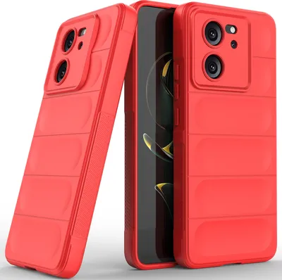 Obrázek produktu pro Pouzdro pro Xiaomi 13T / 13T Pro / Redmi K60 Ultra Měkké TPU Silikonové Nárazuvzdorné Ochranné Pouzdro červené