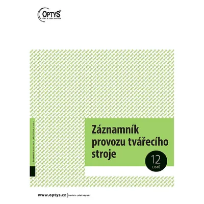 Produktbild von 1218 - Záznamník prov. tvářecího stroje A4