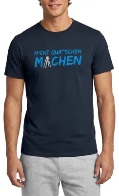 Produktbild von Spreadshirt Nicht Quatschen, Machen Lustiger Spruch Männer T-Shirt, S, Navy
