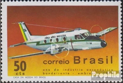 Produktbild von Briefmarken Brasilien 1969 Mi 1237 (kompl.Ausg.) gestempelt Jahr der Flugindustrie