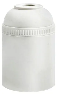 E27 Lampenfassung, glatt, weiß, 4 A, für Standardlampen