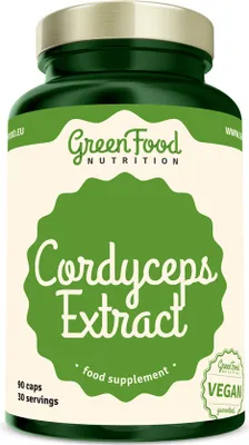 Image de GreenFood Nutrition Extrait de Cordyceps 90 gélules