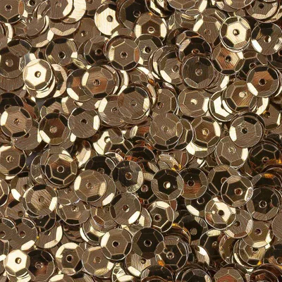 Produktbild von Oblique Unique 1400 Pailletten Konfetti gewölbt champagner